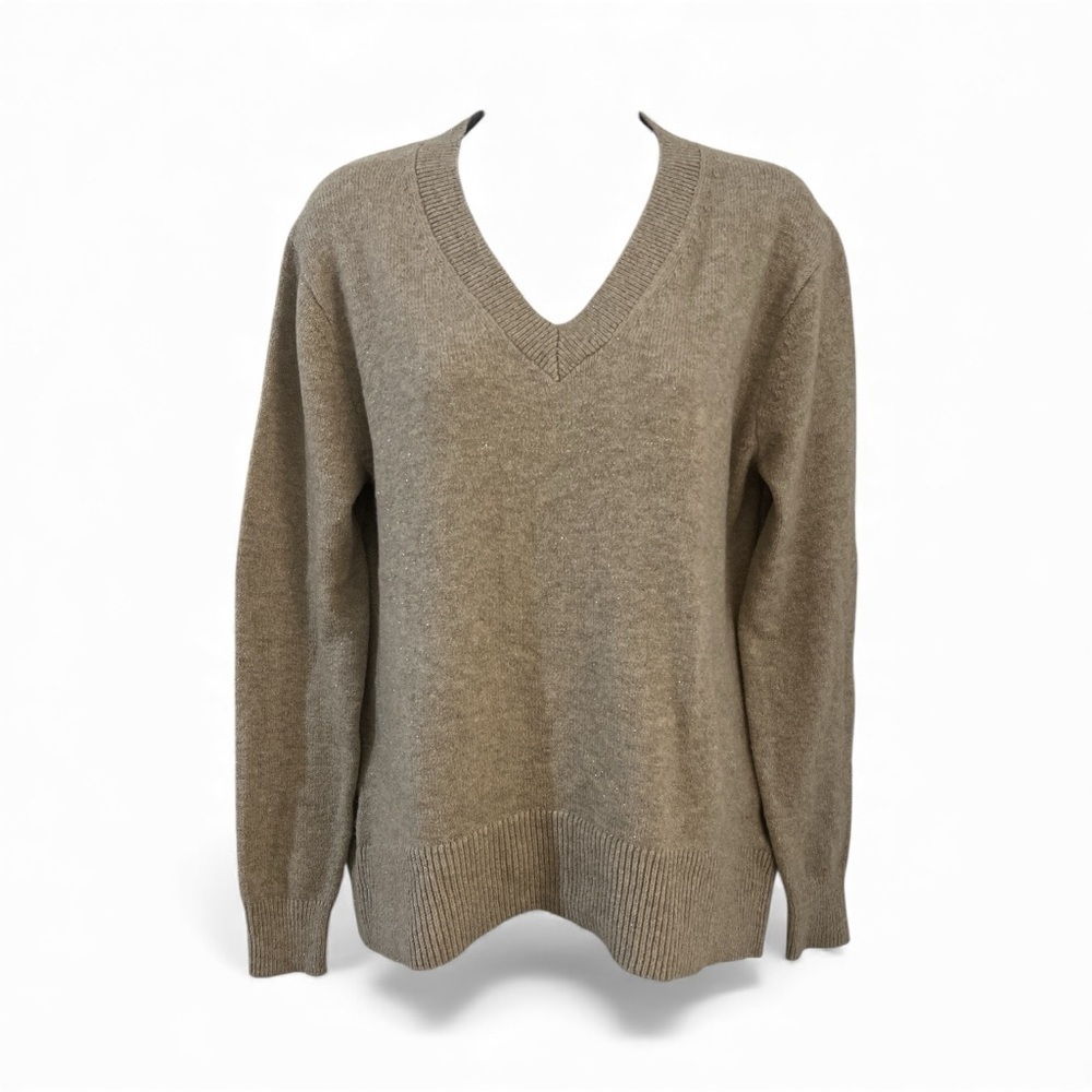Banana Republic Beige Knit Sweater. Sz-M NWT